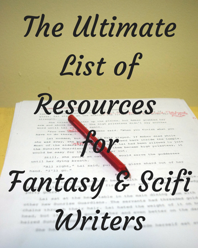 Ultimate Resource Guide Scifi and Fantasy Writers
